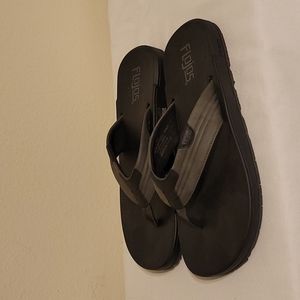 Men's Flip Flops Black NEW!
